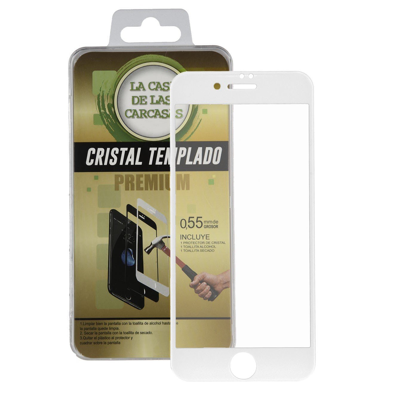 Cristal Templado Completo para iPhone 7