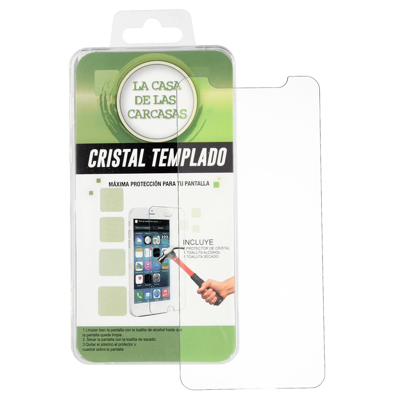 Cristal Templado Transparente para iPhone X
