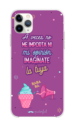 Funda Móvil Diseño Puterful - A veces no me importa