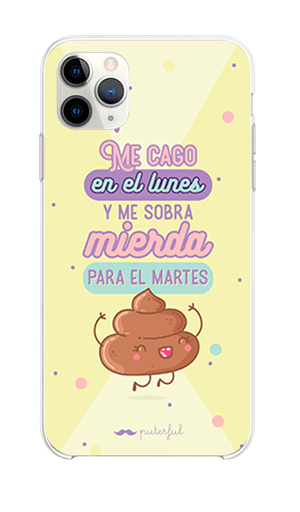 Funda Móvil Diseño Puterful - Me cago en el lunes