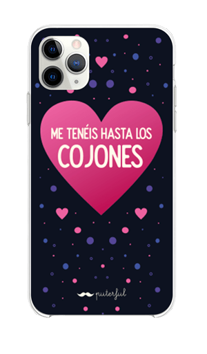 Funda Móvil Diseño Puterful - Me tenéis hasta los cojones