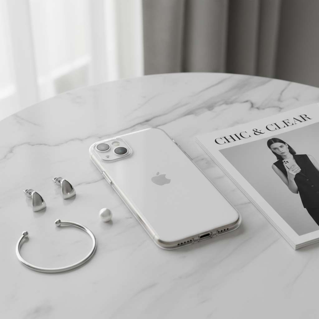 Funda Silicona Transparente para iPhone 14 Plus