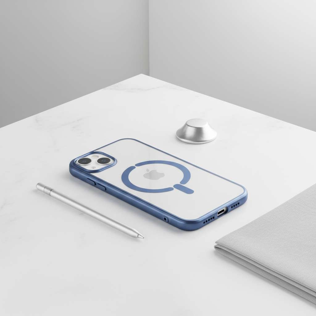 Funda Iron Logo Compatible con MagSafe para iPhone 14