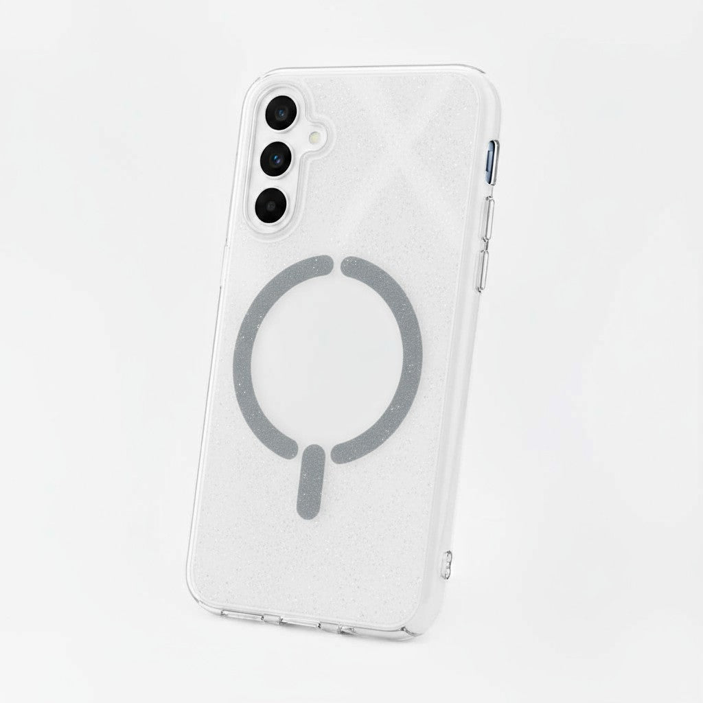 Funda Purpurina Compatible con MagSafe para Samsung Galaxy S24