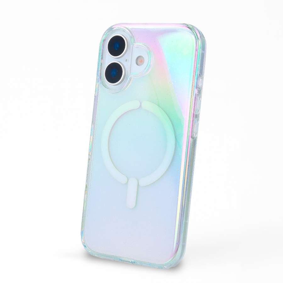 Funda Purpurina Compatible con MagSafe para iPhone 16 Plus