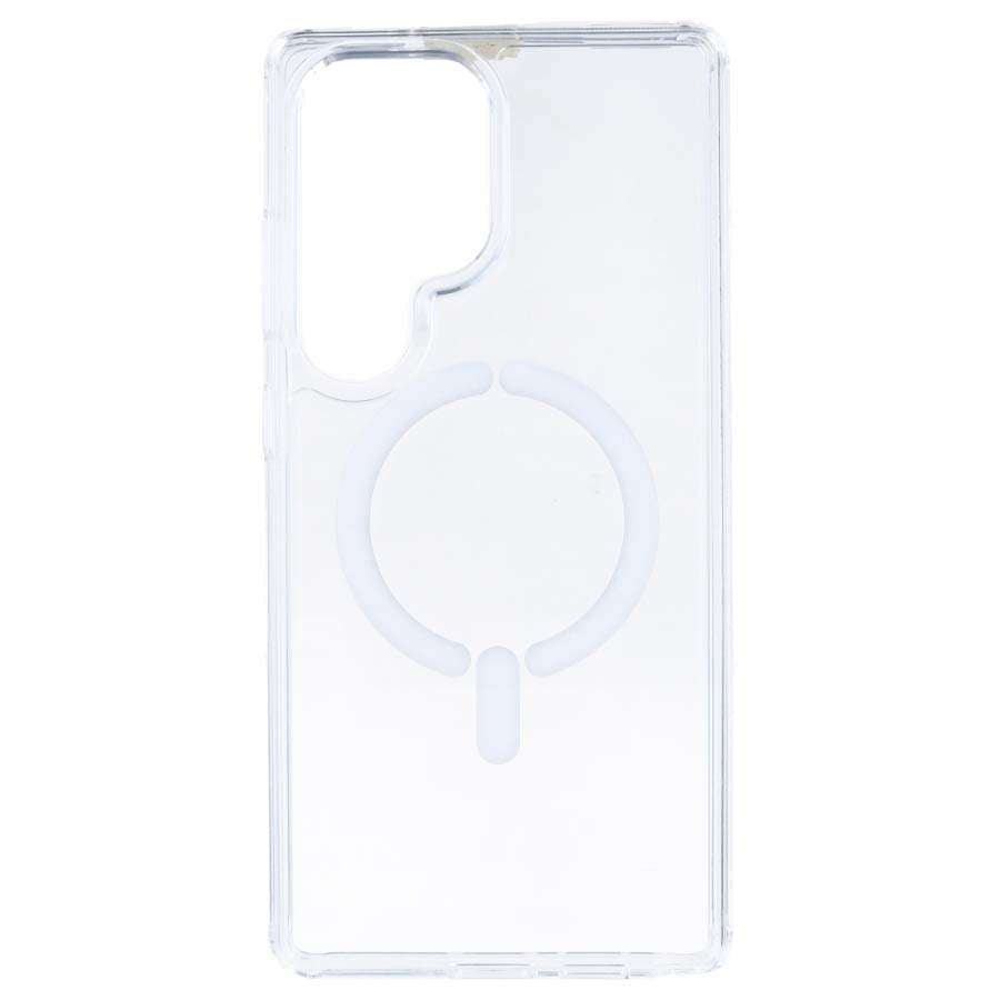 Funda Transparente Logo Compatible con Magsafe para Samsung Galaxy S25 Ultra
