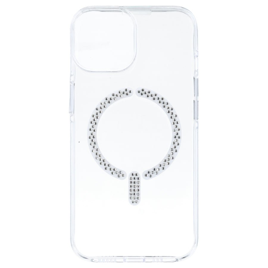 Funda Antiyellow Compatible con MagSafe con Brillantes para iPhone 12