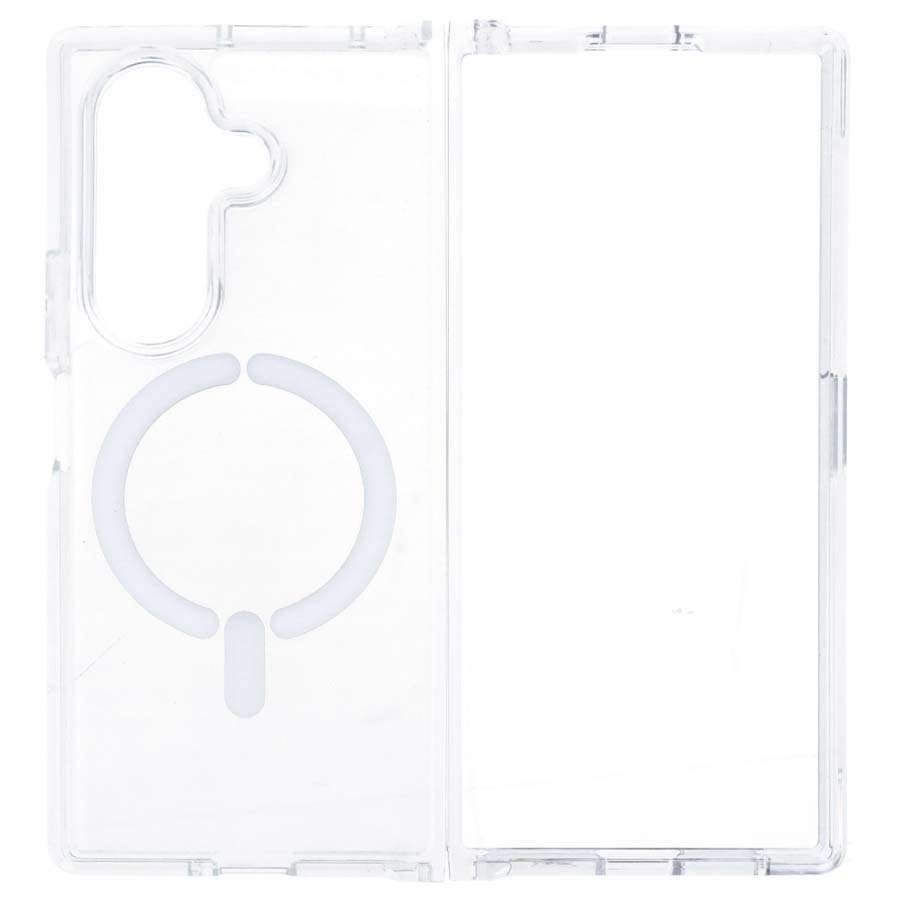 Funda Transparente Logo Compatible con Magsafe para Samsung Galaxy Z Fold 7