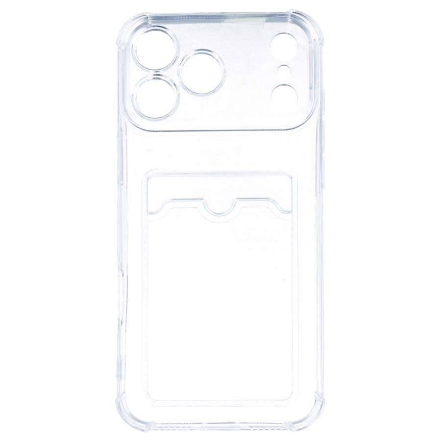 Funda Silicona Cubre con Tarjetero para iPhone 17 Pro Max