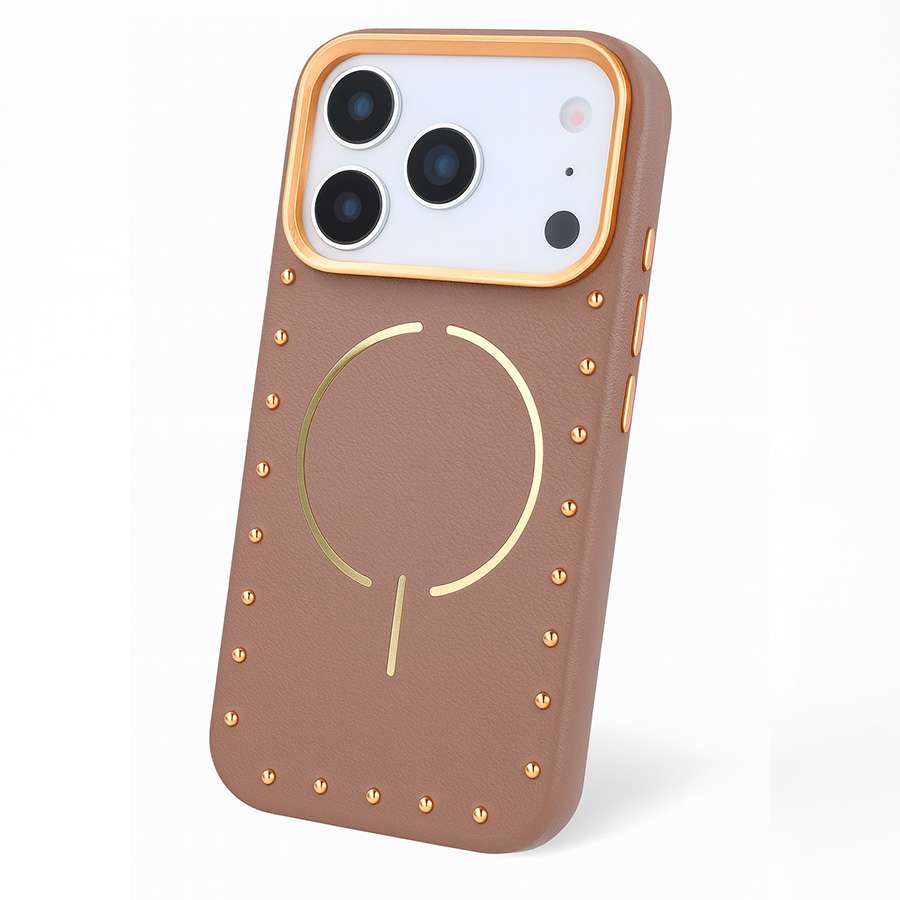 Funda Tachas Compatible con MagSafe para iPhone 17 Pro