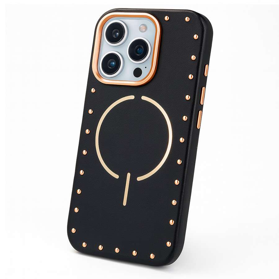 Funda Tachas Compatible con MagSafe para iPhone 16 Pro