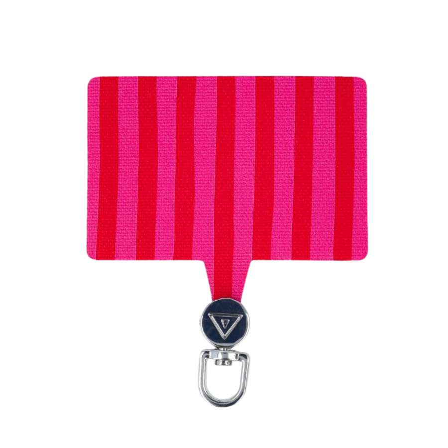 Adaptador colgante premium Pink Lemonade colección The Sunset Club – Accesorio para llevar el móvil colgado en rosa pastel
