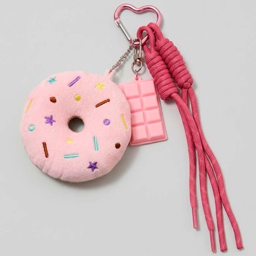 Charm colgante rosquilla donut para móvil - vista frontal