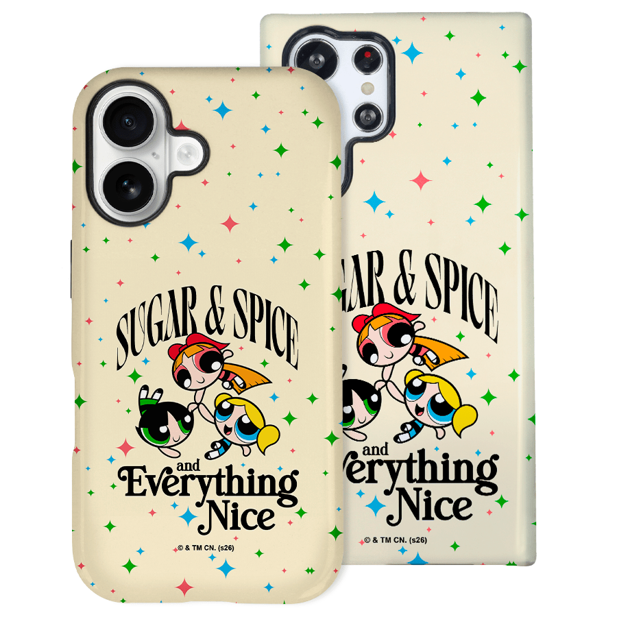 Funda Tough Las Supernenas Sugar and Spice - Mockup en móvil