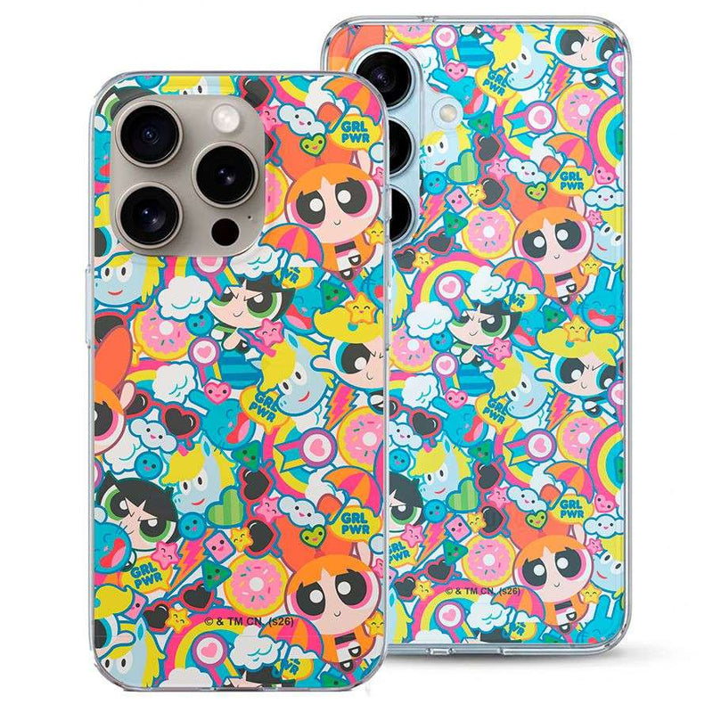 Funda Oficial Las Supernenas Collage con Burbuja, Cactus y Pétalo - Vista frontal